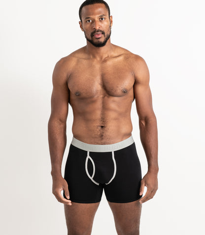 Bhumi Organic Cotton - The Original Trunks (2 Pack) - Black