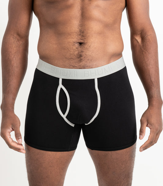 Bhumi Organic Cotton - The Original Trunks (2 Pack) - Black
