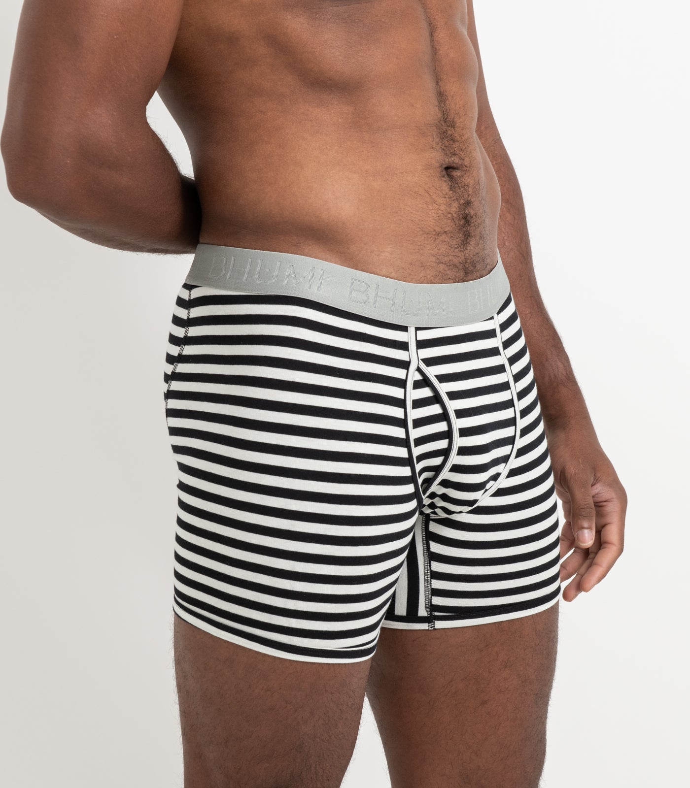 Bhumi Organic Cotton - The Original Trunks (2 Pack) - Black Stripe