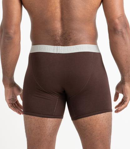 Bhumi Organic Cotton - The Original Trunks (2 Pack) - Coffee Bean