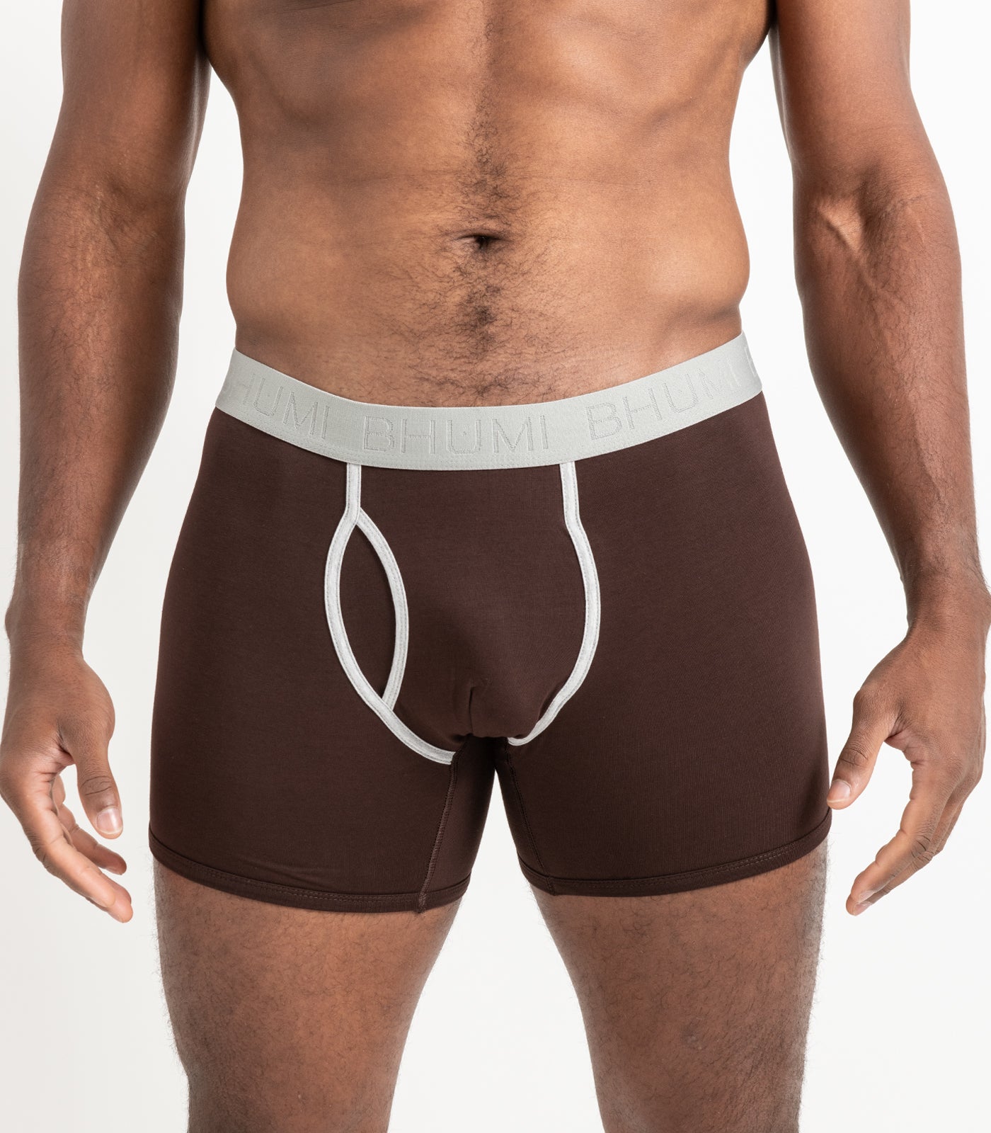 Bhumi Organic Cotton - The Original Trunks (2 Pack) - Coffee Bean