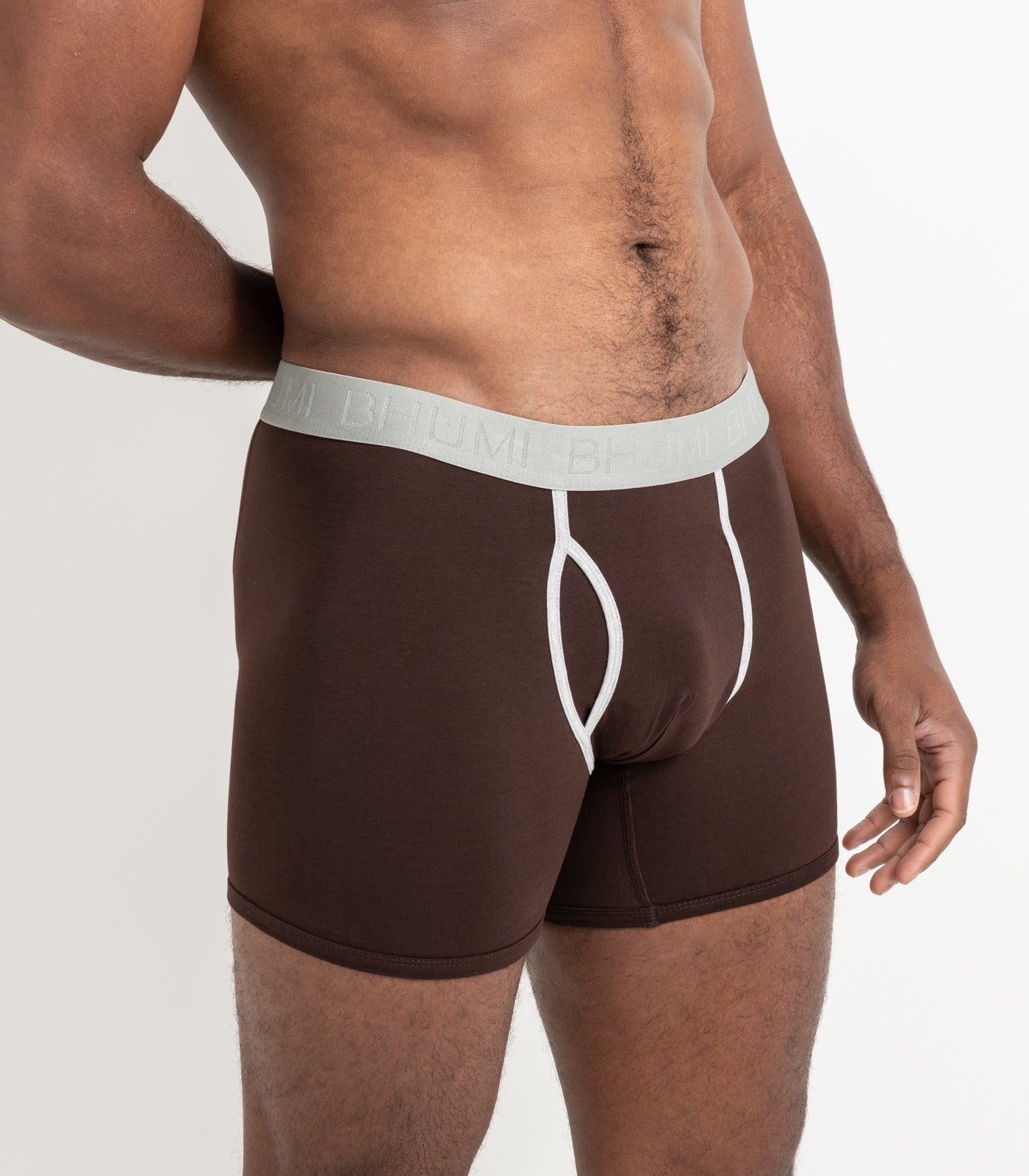Bhumi Organic Cotton - The Original Trunks (2 Pack) - Coffee Bean