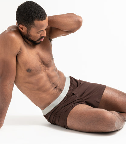 Bhumi Organic Cotton - Original Boxers (2 Pack) - Coffee Bean