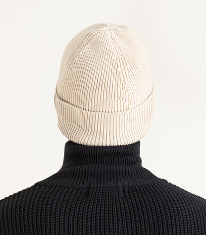 Organic Cotton Knit Beanie - Oatmeal
