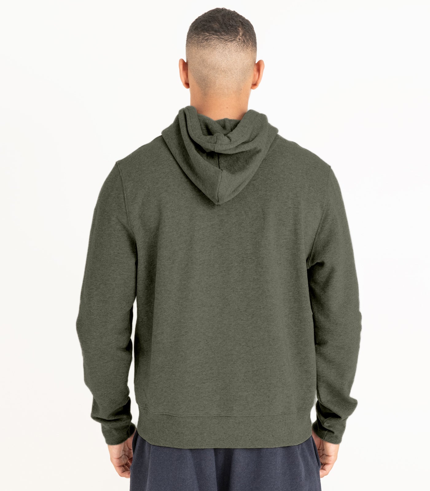 Bhumi Organic Cotton - Men's Hoodie - New Arrival - Green Melange