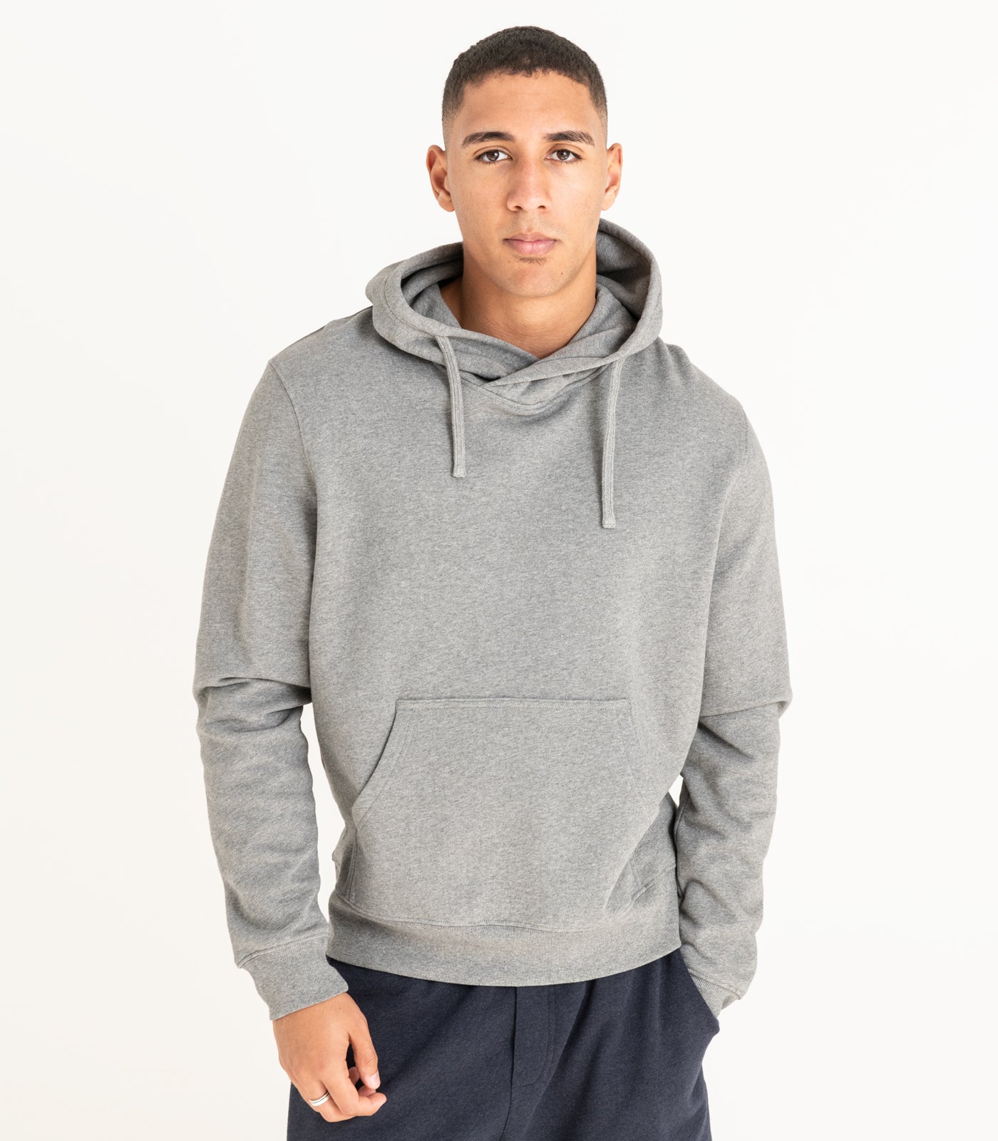 Bhumi Organic Cotton - Men's Hoodie - New Arrival - Graphite Melange