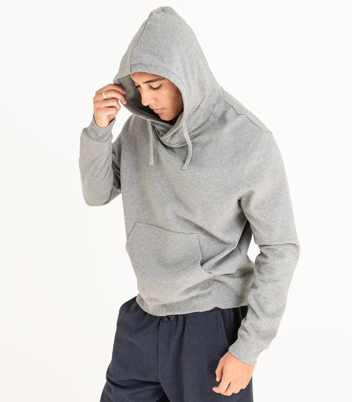 Bhumi Organic Cotton - Men's Hoodie - New Arrival - Graphite Melange