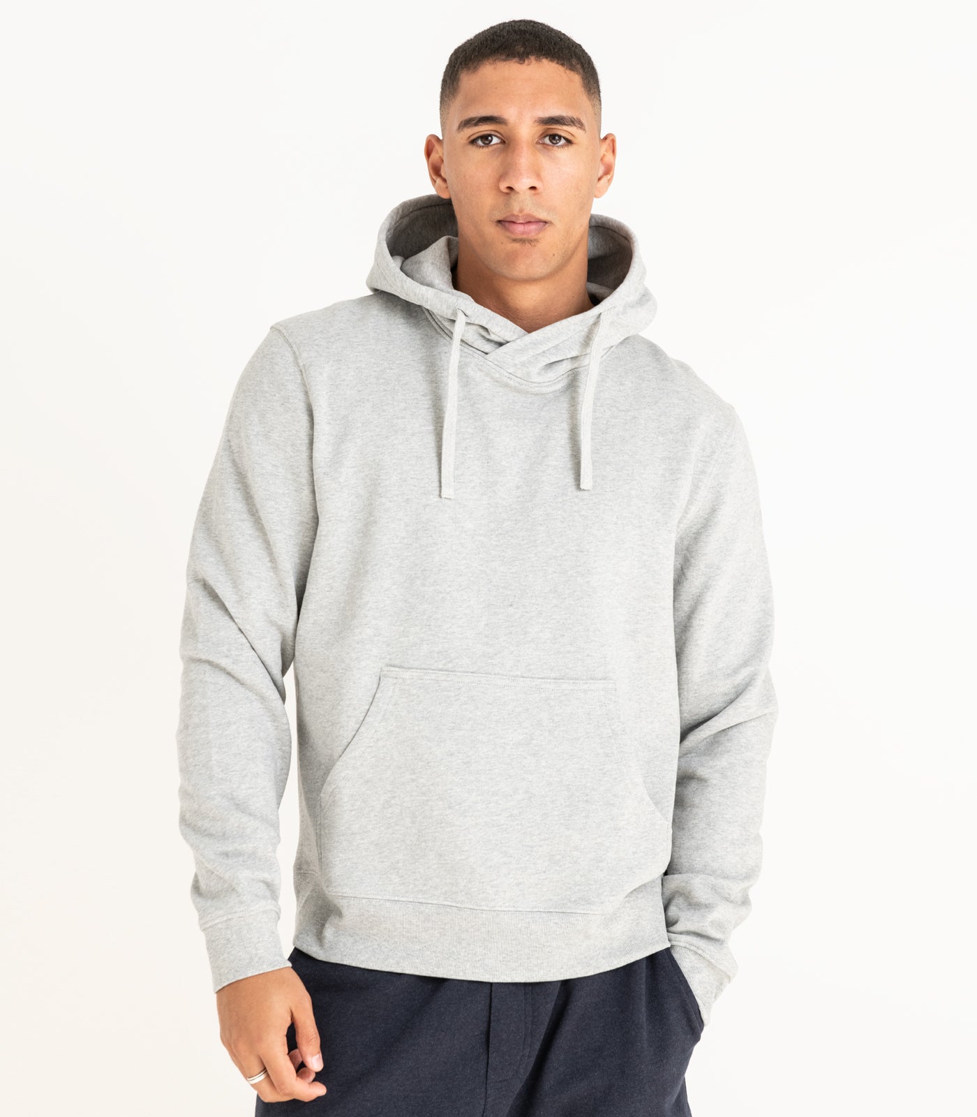 Bhumi Organic Cotton - Men's Hoodie - Light Grey Melange