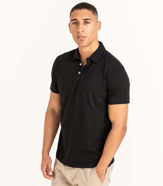 Bhumi Organic Cotton - Polo Shirt - Black