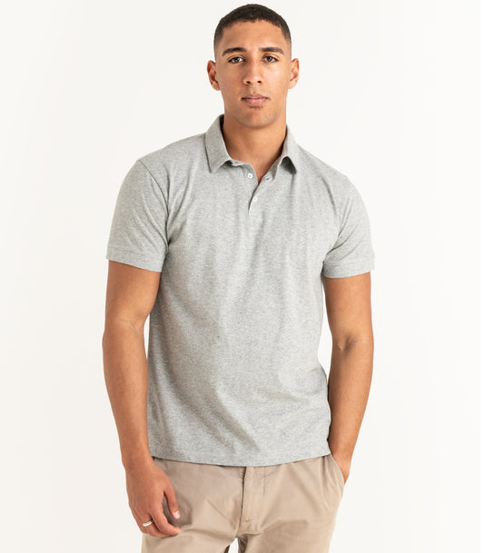 Bhumi Organic Cotton - Polo Shirt - New Arrival - Grey Melange
