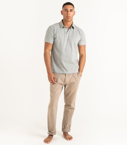 Bhumi Organic Cotton - Polo Shirt - New Arrival - Grey Melange
