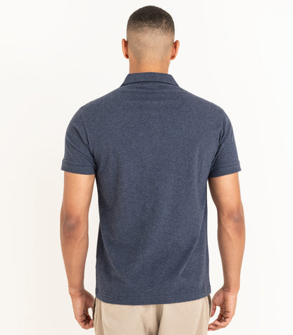 Bhumi Organic Cotton - Polo Shirt - New Arrival - Navy Melange
