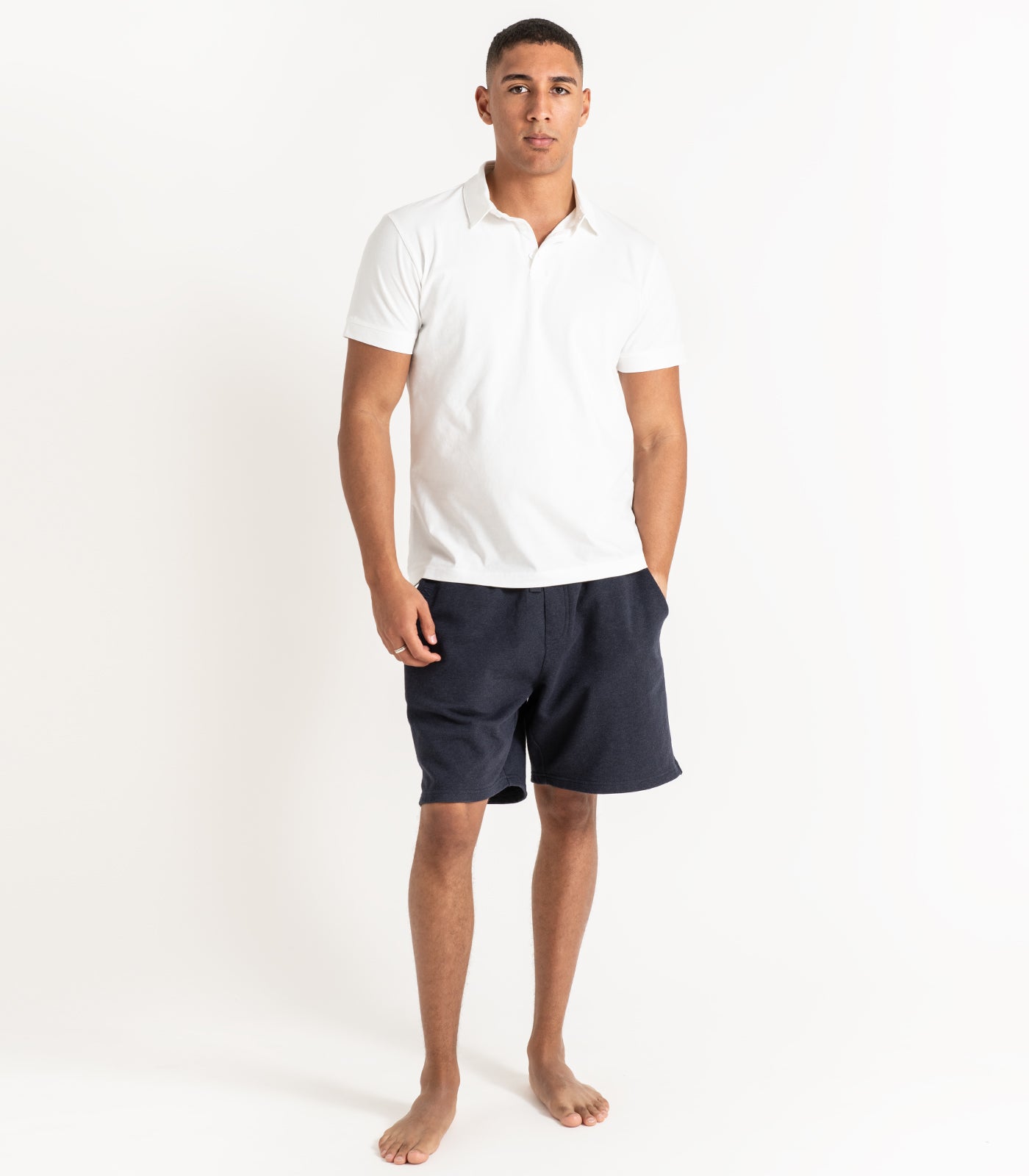 Bhumi Organic Cotton - Men's Shorts - Navy Melange