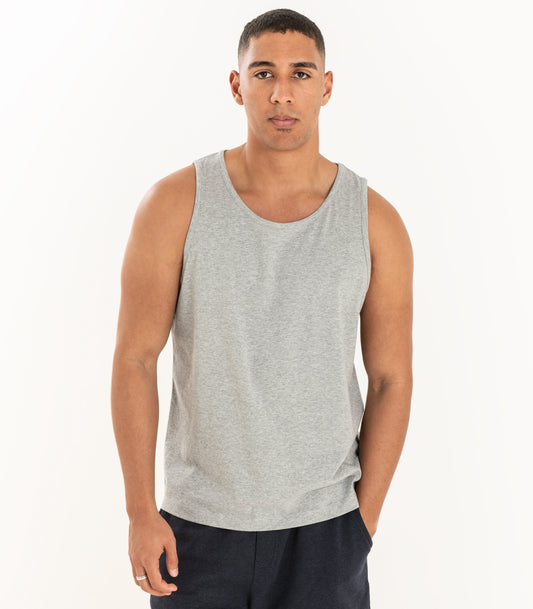 Bhumi Organic Cotton - Men's Tank Top - New Arrival - Grey Melange
