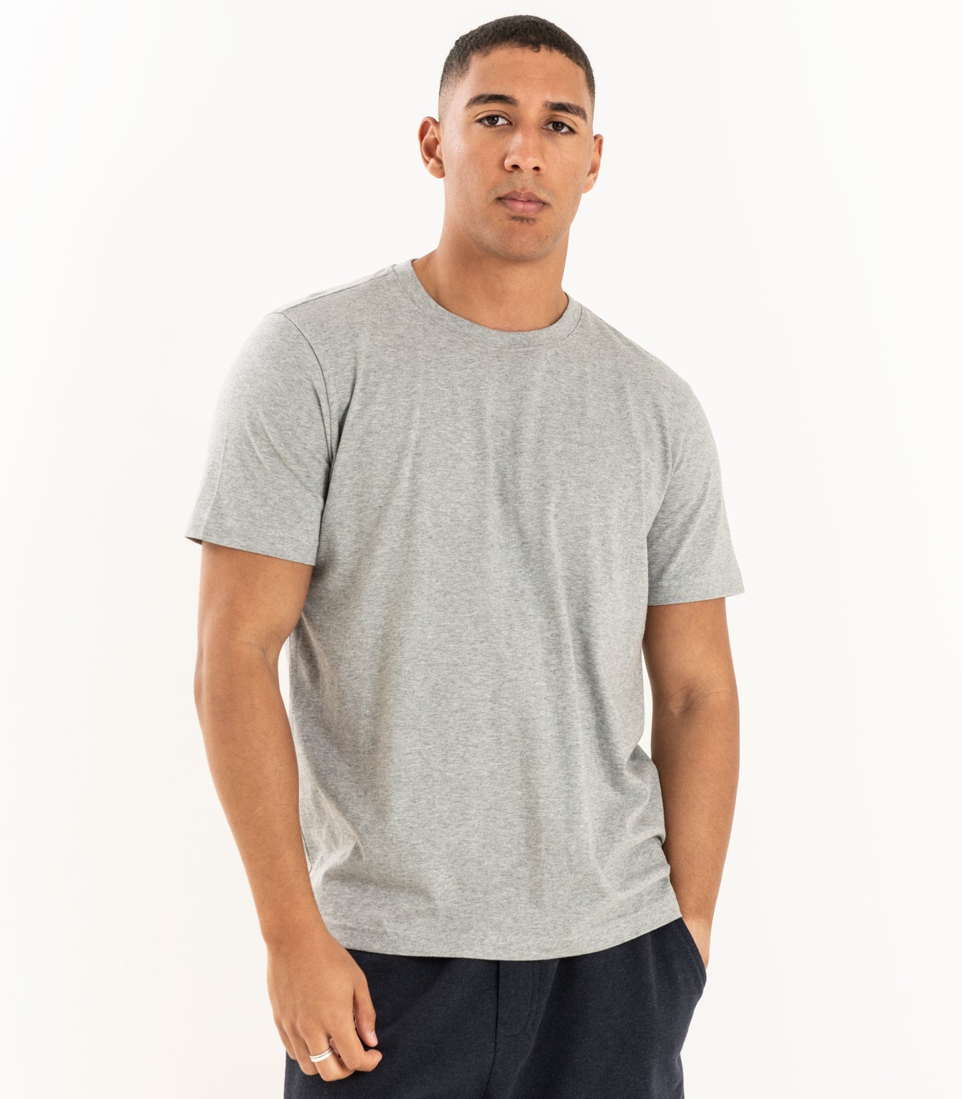 Bhumi Organic Cotton - Basic Tee - New Arrival - Grey Melange