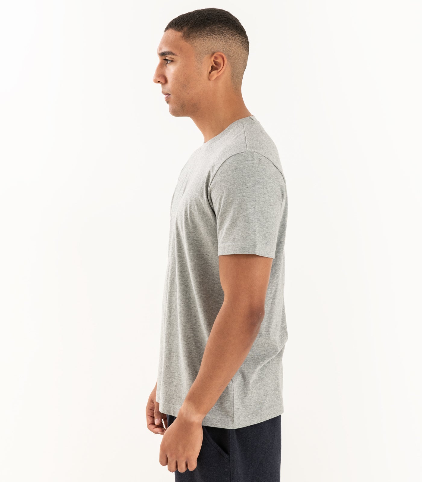 Bhumi Organic Cotton - Basic Tee - New Arrival - Grey Melange