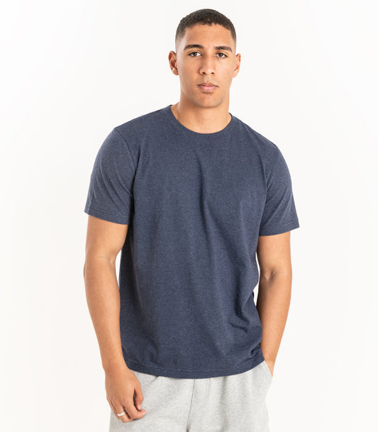 Bhumi Organic Cotton - Basic Tee - New Arrival - Navy Melange