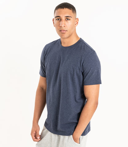 Bhumi Organic Cotton - Basic Tee - New Arrival - Navy Melange