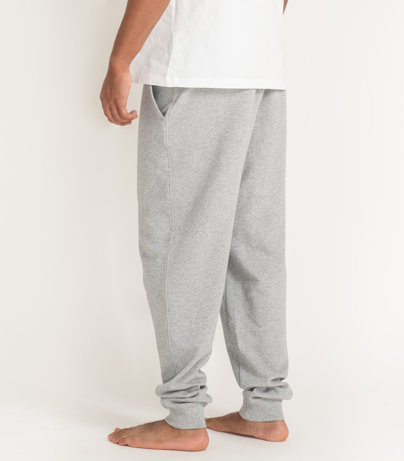 Bhumi Organic Cotton - Men's Track Pant - Light Grey Melange