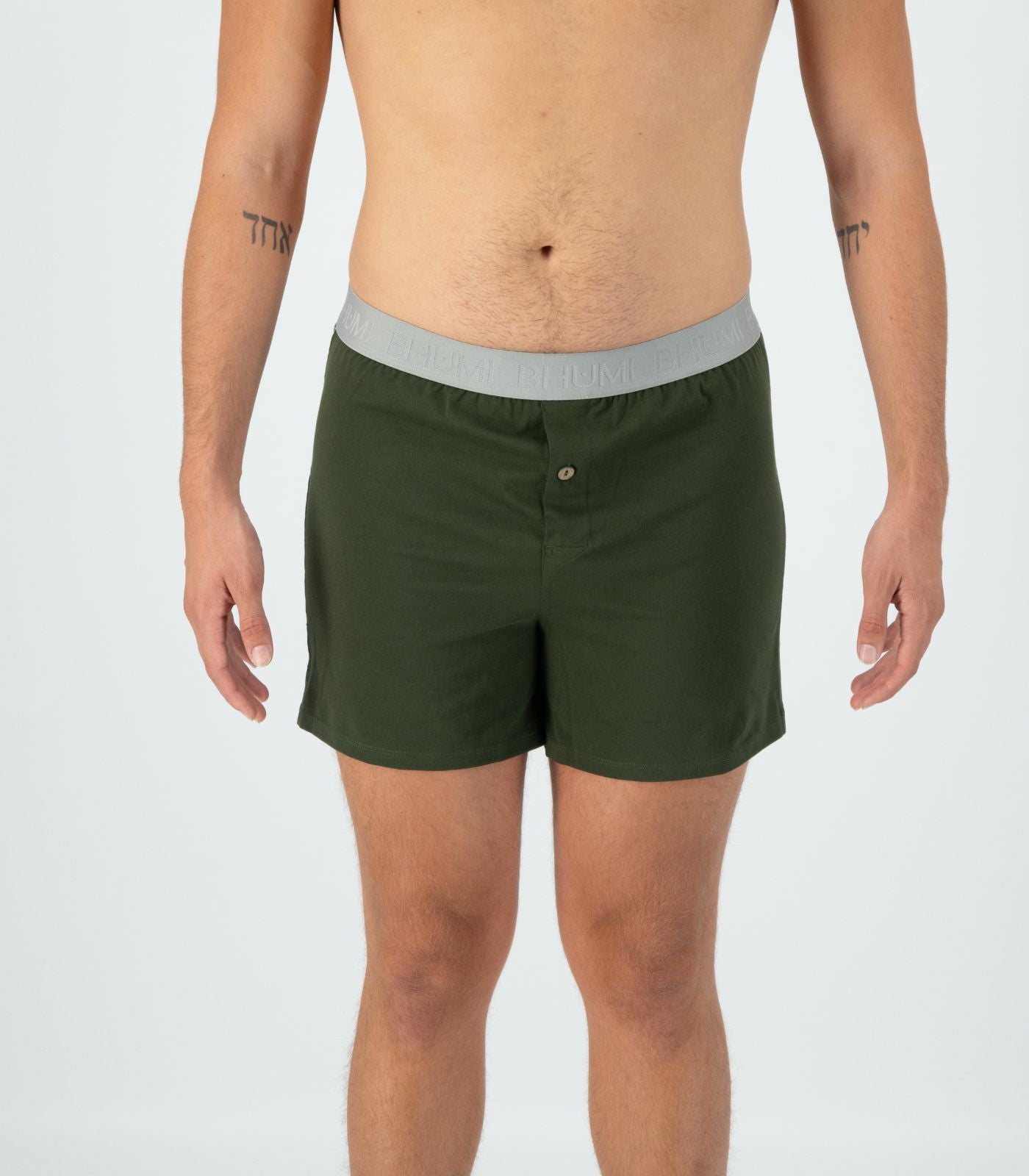 Bhumi Organic Cotton - Original Boxers (2 Pack) - Kombu Green