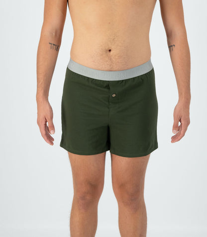 Bhumi Organic Cotton - Original Boxers (2 Pack) - Kombu Green