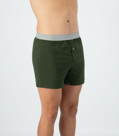 Bhumi Organic Cotton - Original Boxers (2 Pack) - Kombu Green