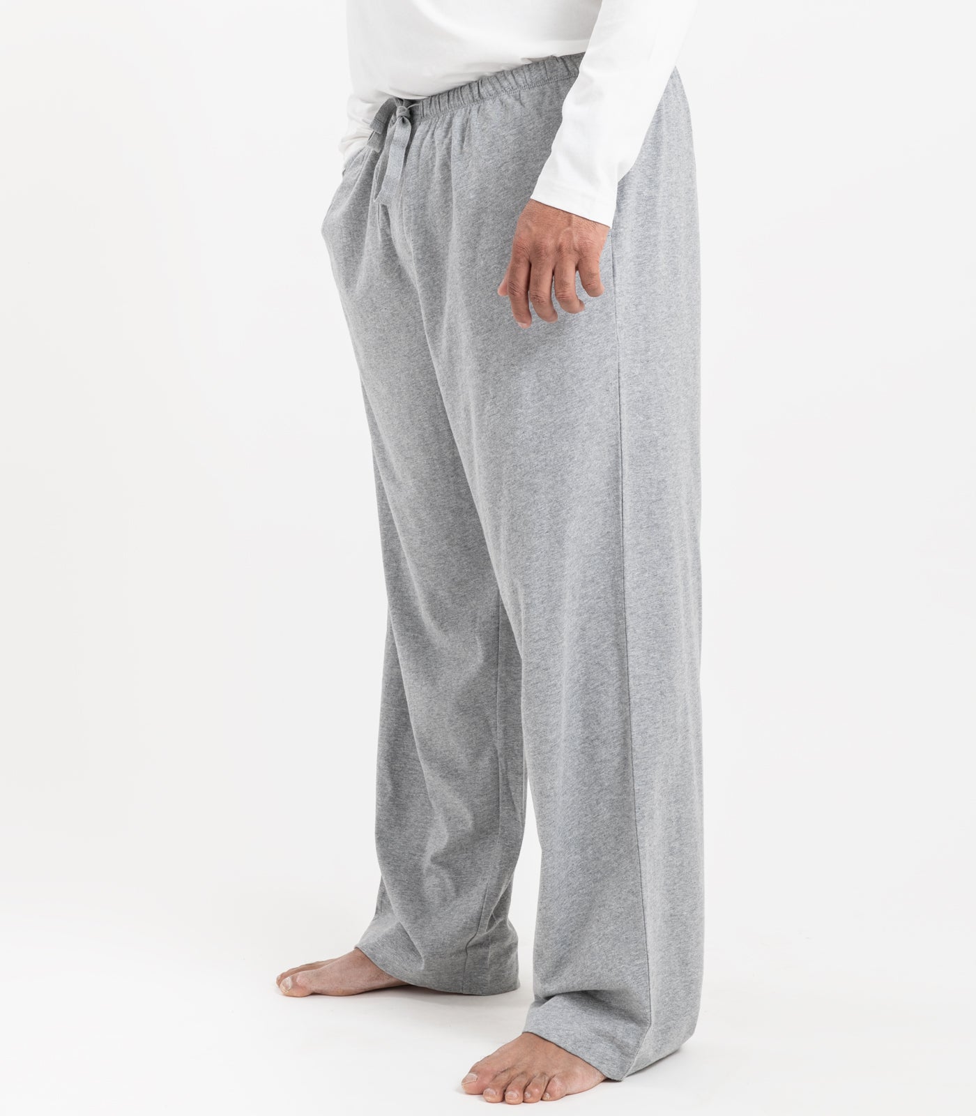 Bhumi Organic Cotton - Men's Jersey PJ Pant - Grey Melange
