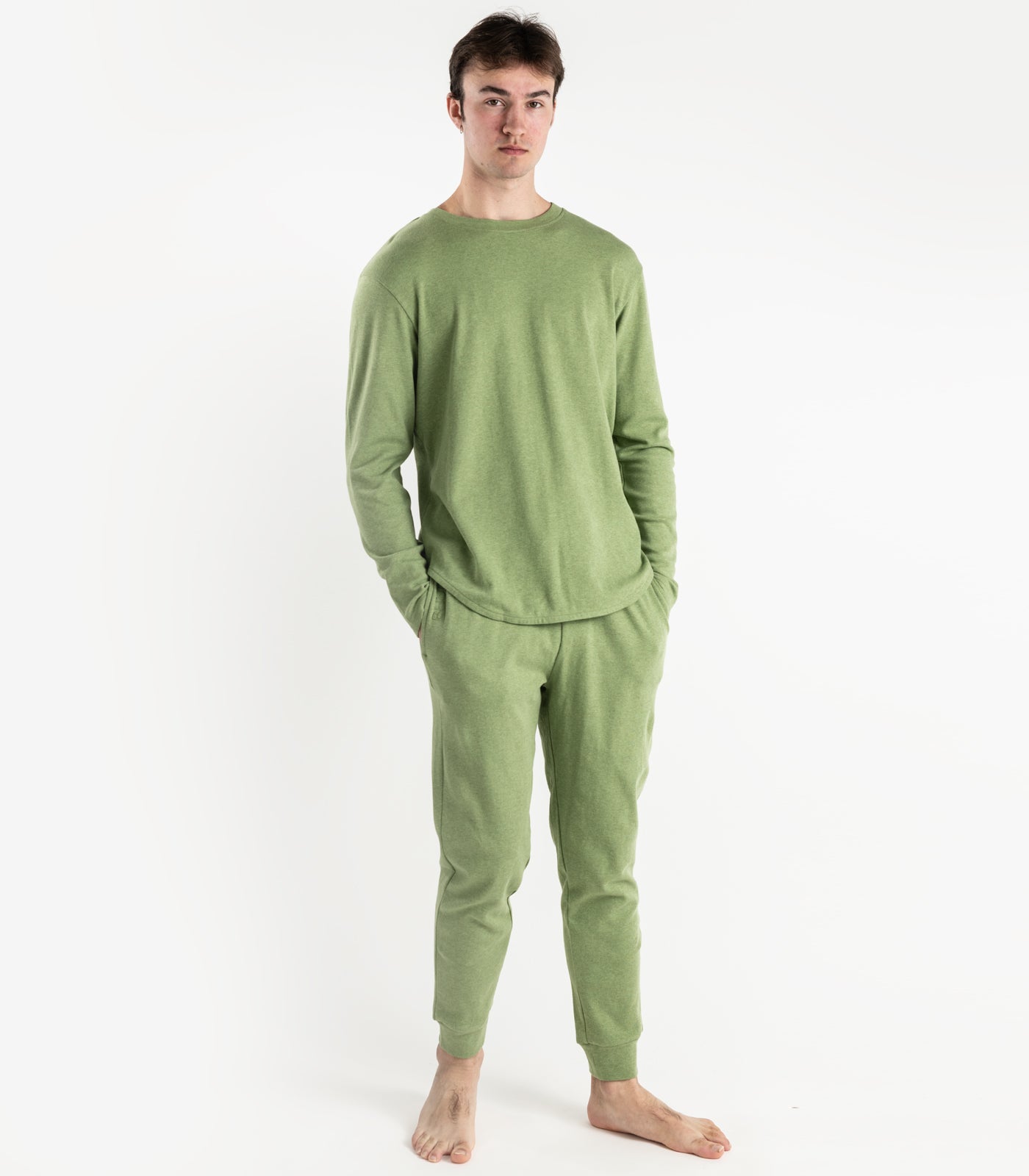  Matcha - Jersey Knit Long PJ Set