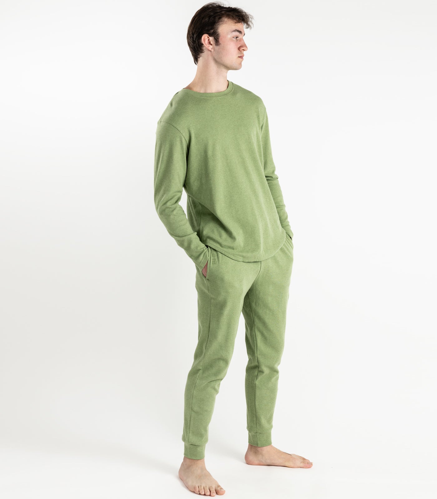  Matcha - Jersey Knit Long PJ Set