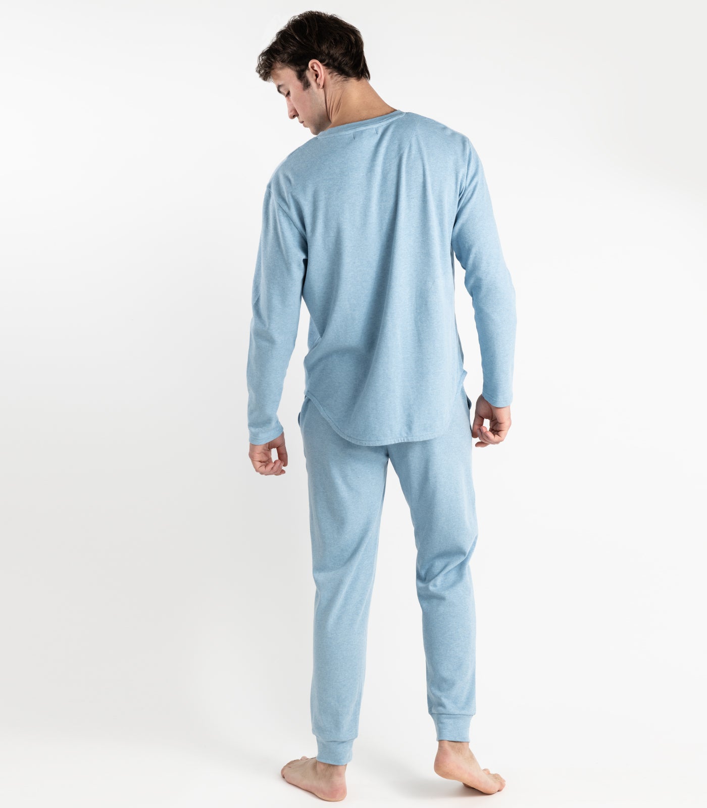  Blue Pea - Jersey Knit Long PJ Set