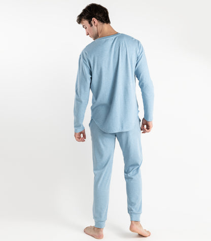  Blue Pea - Jersey Knit Long PJ Set