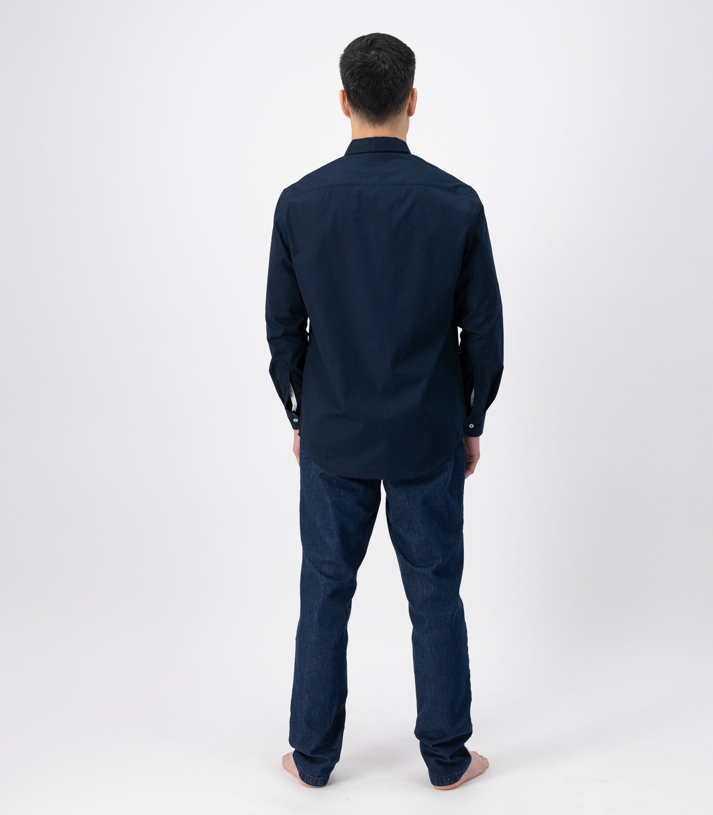 Bhumi Organic Cotton - Men's Long Sleeve Shirt - Navy