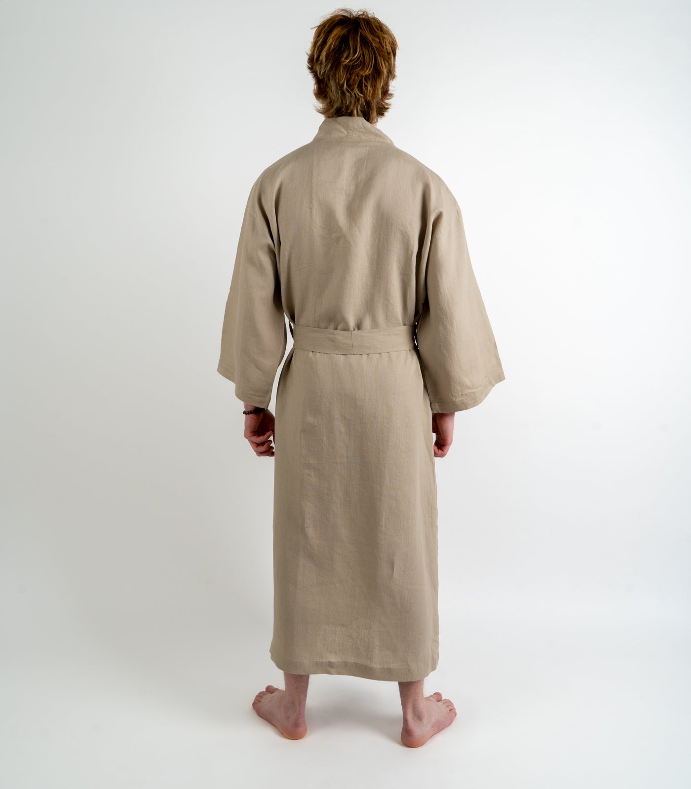 Organic Linen Robe - Raw