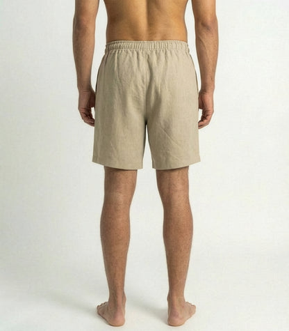 Men's Organic Linen Lounge Shirt &  Lounge Shorts