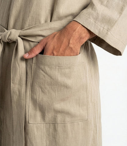 Organic Linen Robe (2 Pack)