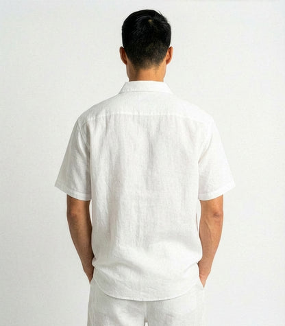 Men's Organic Linen Lounge Shirt