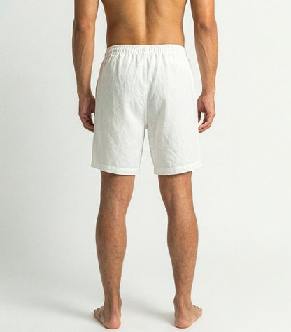 Men's Organic Linen Lounge Shirt &  Lounge Shorts