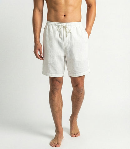 Men's Organic Linen Lounge Shirt &  Lounge Shorts