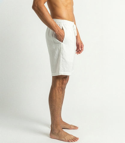Men's Organic Linen Lounge Shirt &  Lounge Shorts