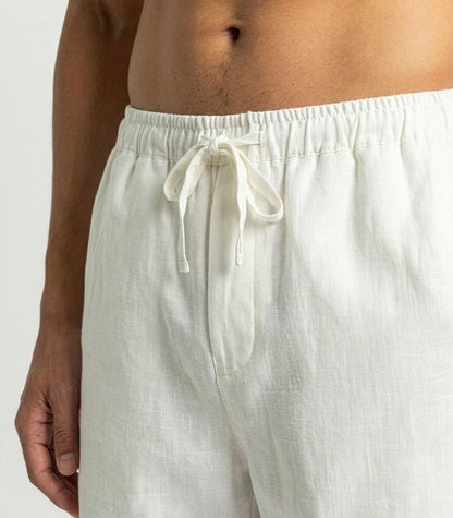 Men's Organic Linen Lounge Shirt &  Lounge Shorts