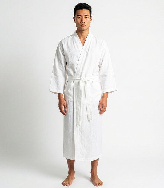 Organic Linen Robe