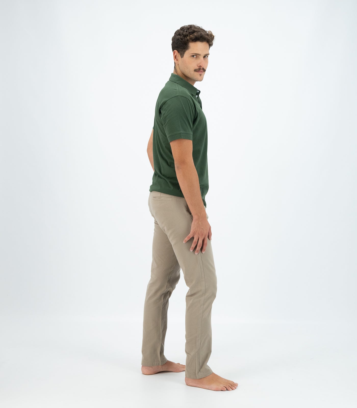 Bhumi Organic Cotton - Polo Shirt - Kombu Green