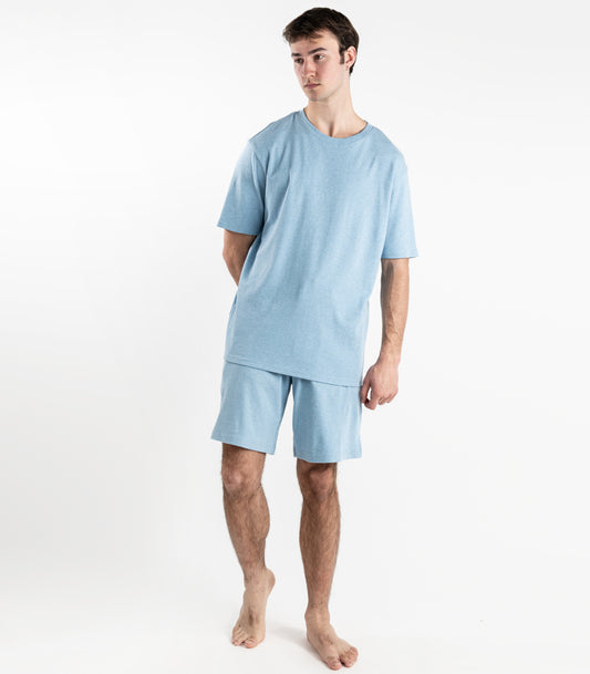 Blue Pea - Men's Jersey Knit Short PJ Set
