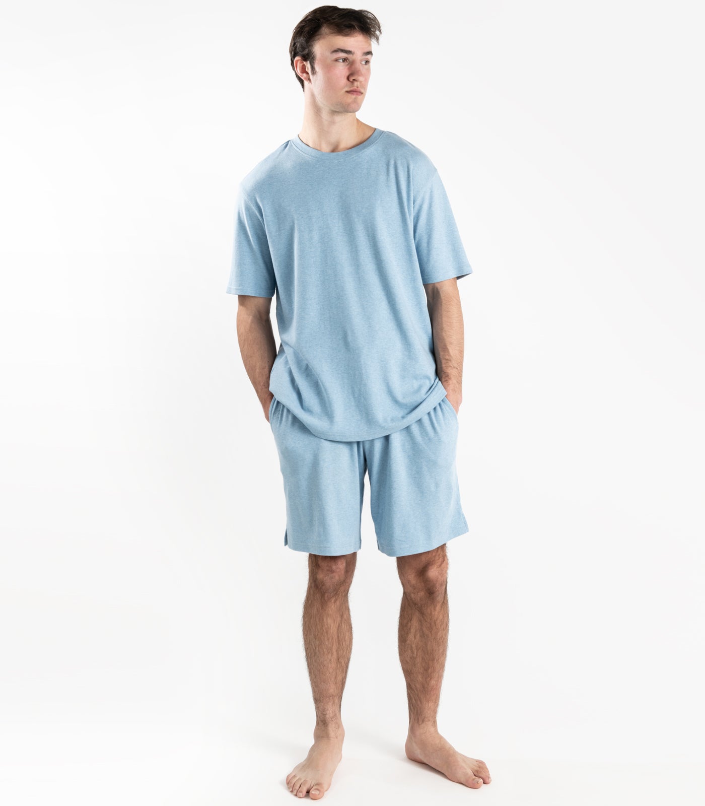 Blue Pea - Men's Jersey Knit Short PJ Set
