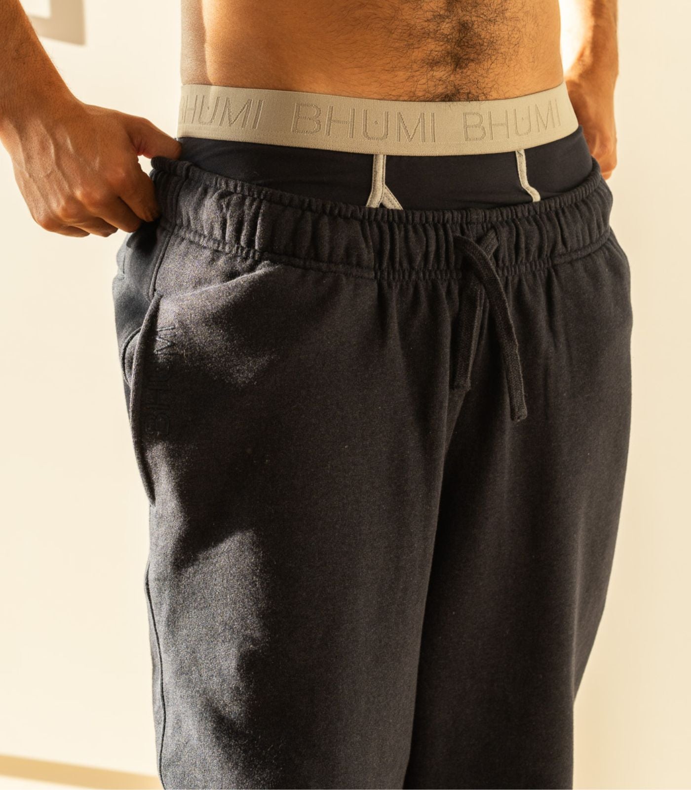 Bhumi Organic Cotton - Men's Track Pant - Navy Melange