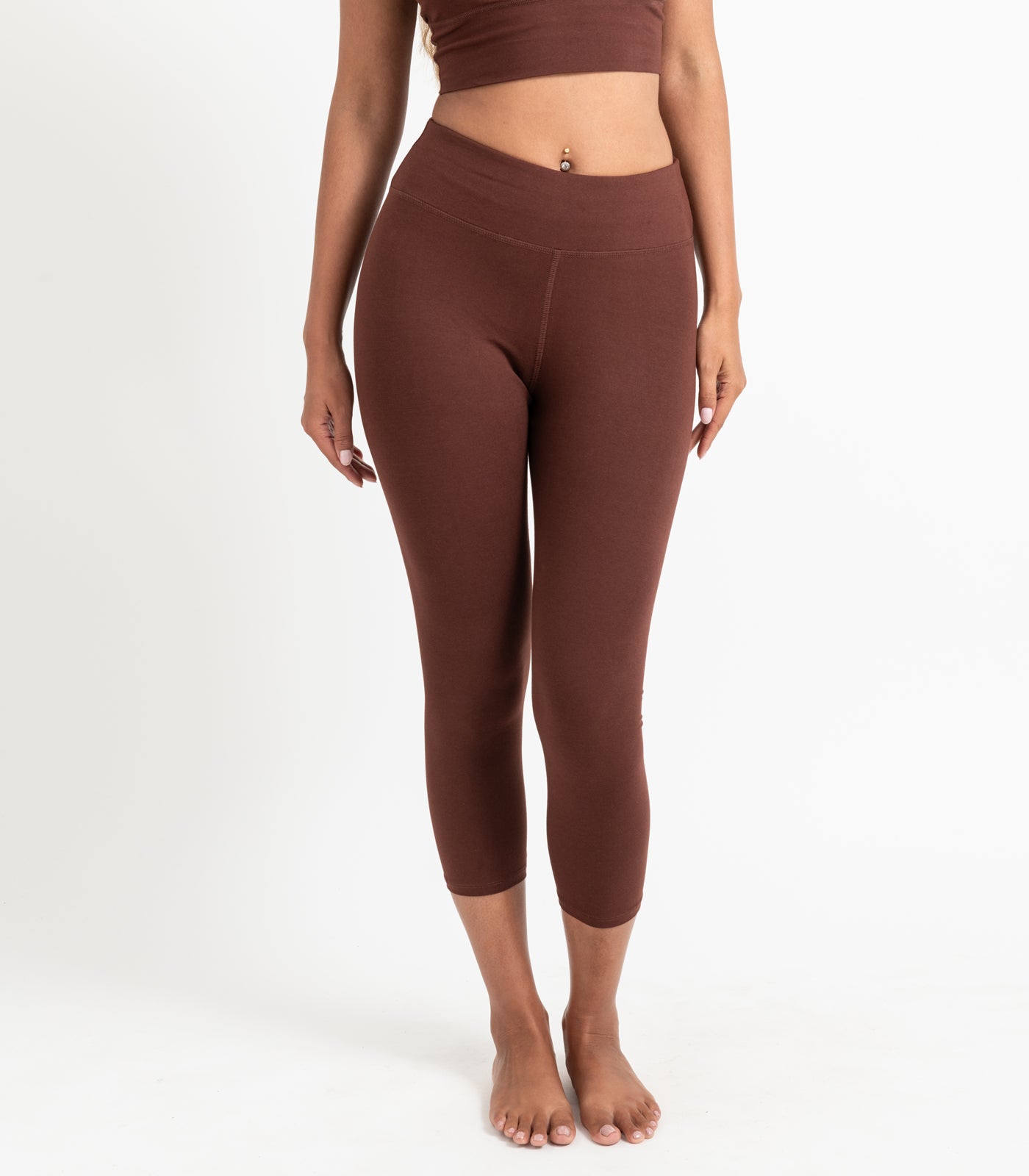 3/4 Leggings - Espresso