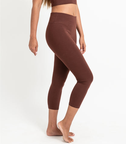 3/4 Leggings - Espresso