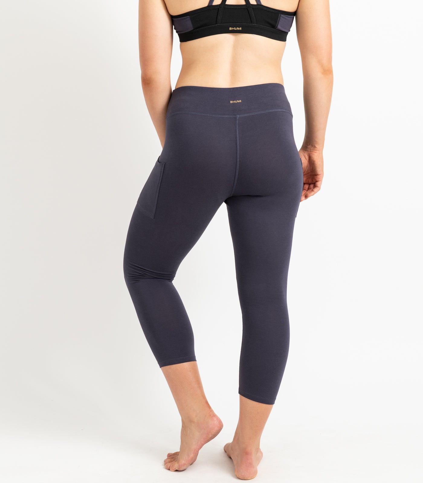 Pocket 3/4 Leggings - Graphite