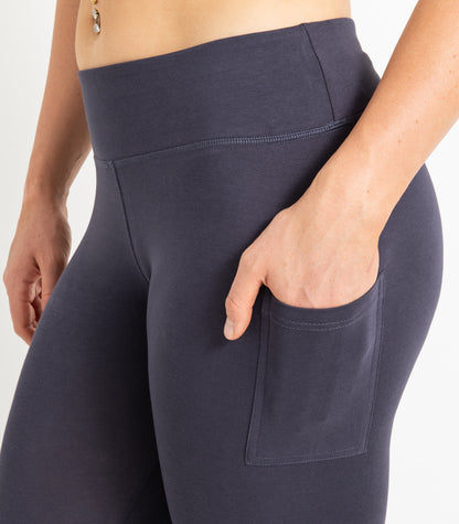 Pocket 3/4 Leggings - Graphite