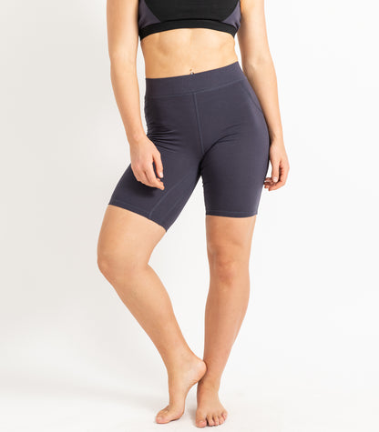 Long Bike Shorts - Graphite